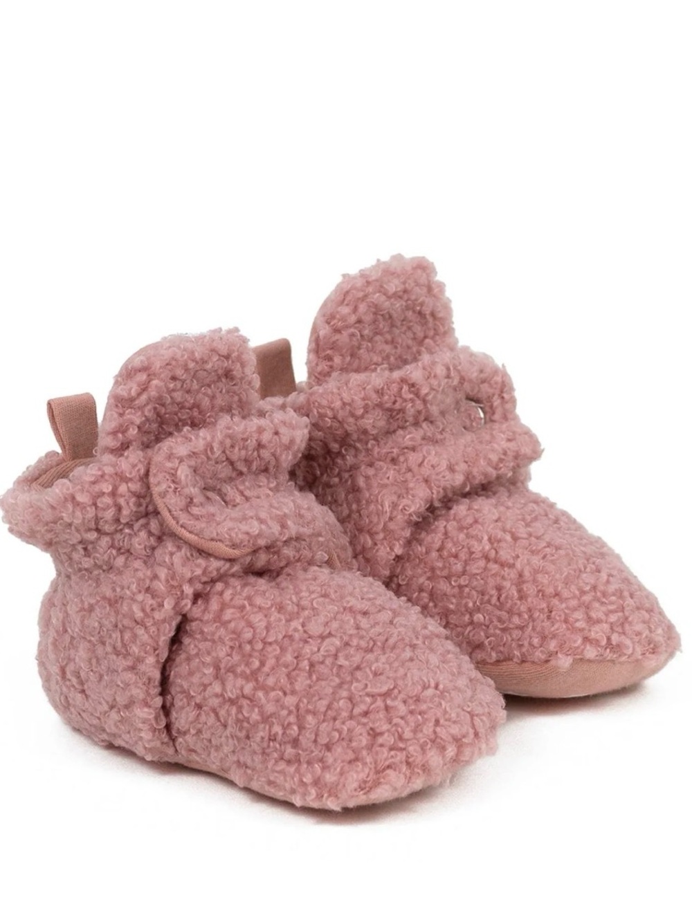 Baby Pink Robeez Cozy Sherpa Booties